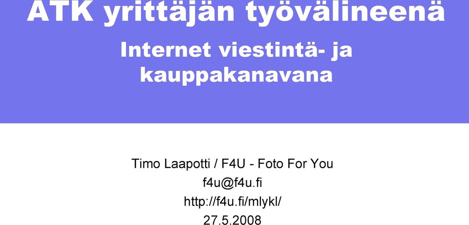 Laapotti / F4U - Foto For You