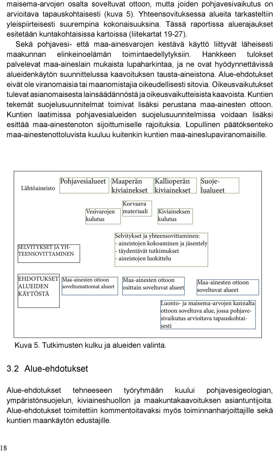 Sekä pohjavesi- että maa-ainesvarojen kestävä käyttö liittyvät läheisesti maakunnan elinkeinoelämän toimintaedellytyksiin.