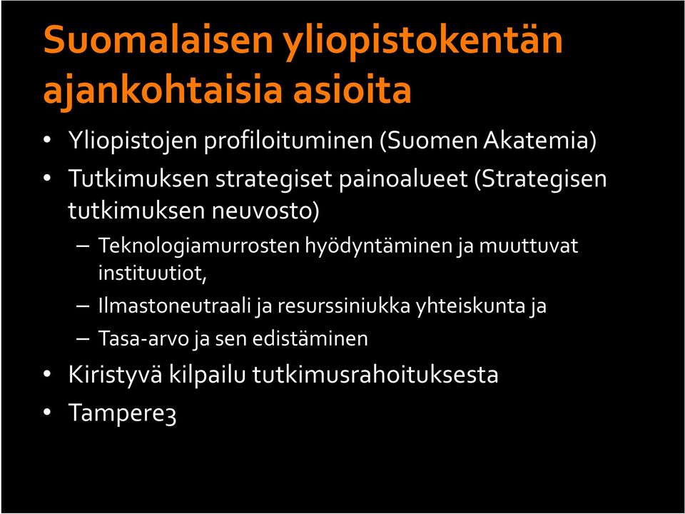 Teknologiamurrosten hyödyntäminen ja muuttuvat instituutiot, Ilmastoneutraali ja