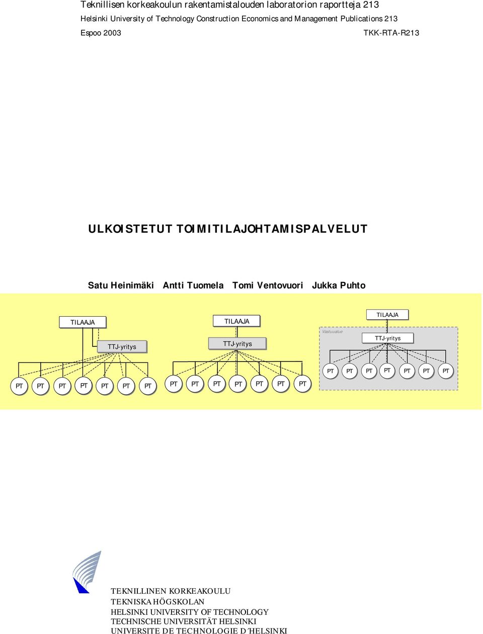 Jukka Puhto TILAAJA TTJ - yritys TILAAJA TTJ-yritys Vastuualue TILAAJA TTJ - yritys PT PT PT PT PT PT PT PT PT PT PT PT PT PT PT PT PT PT