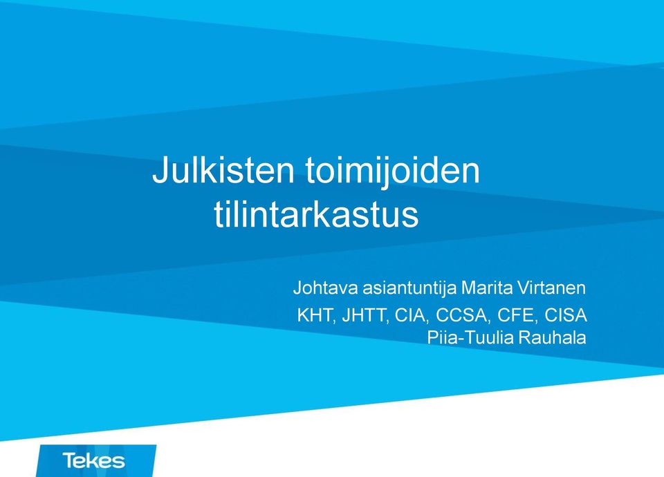 asiantuntija Marita Virtanen