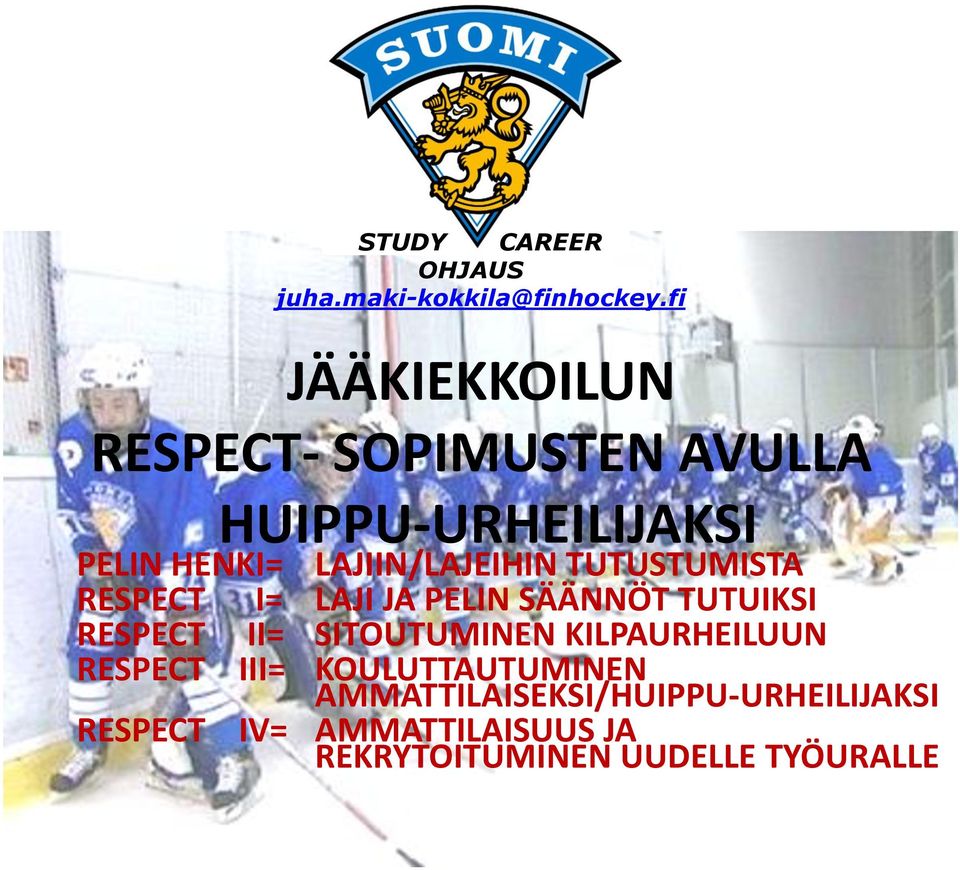 LAJIIN/LAJEIHIN TUTUSTUMISTA RESPECT I= LAJI JA PELIN SÄÄNNÖT TUTUIKSI RESPECT II=