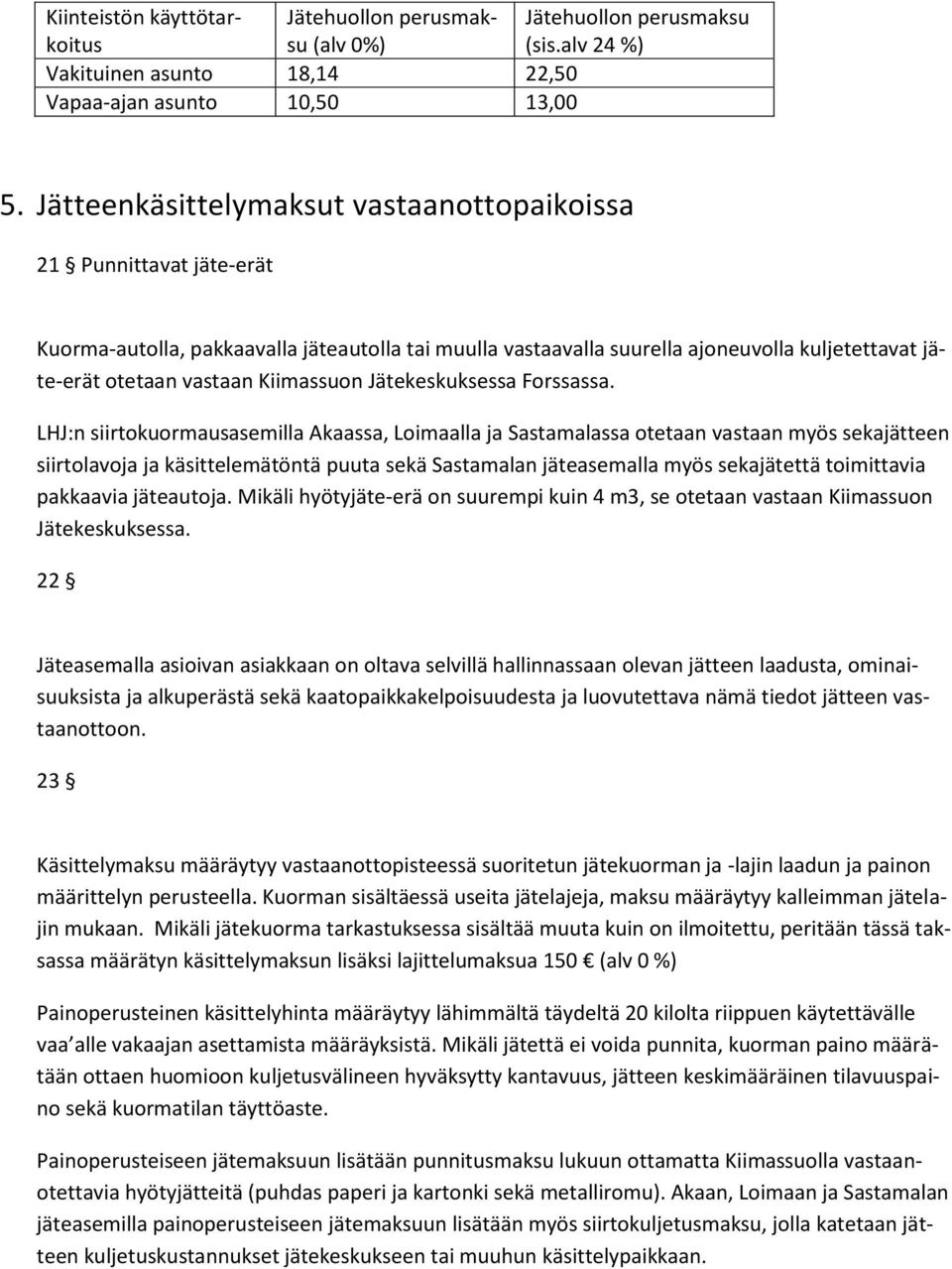 Kiimassuon Jätekeskuksessa Forssassa.