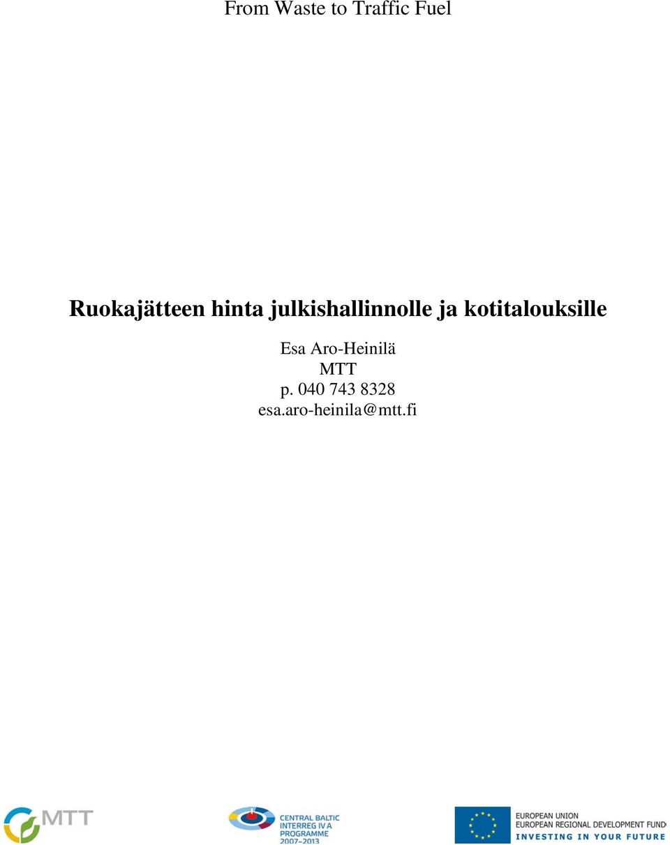 julkishallinnolle ja