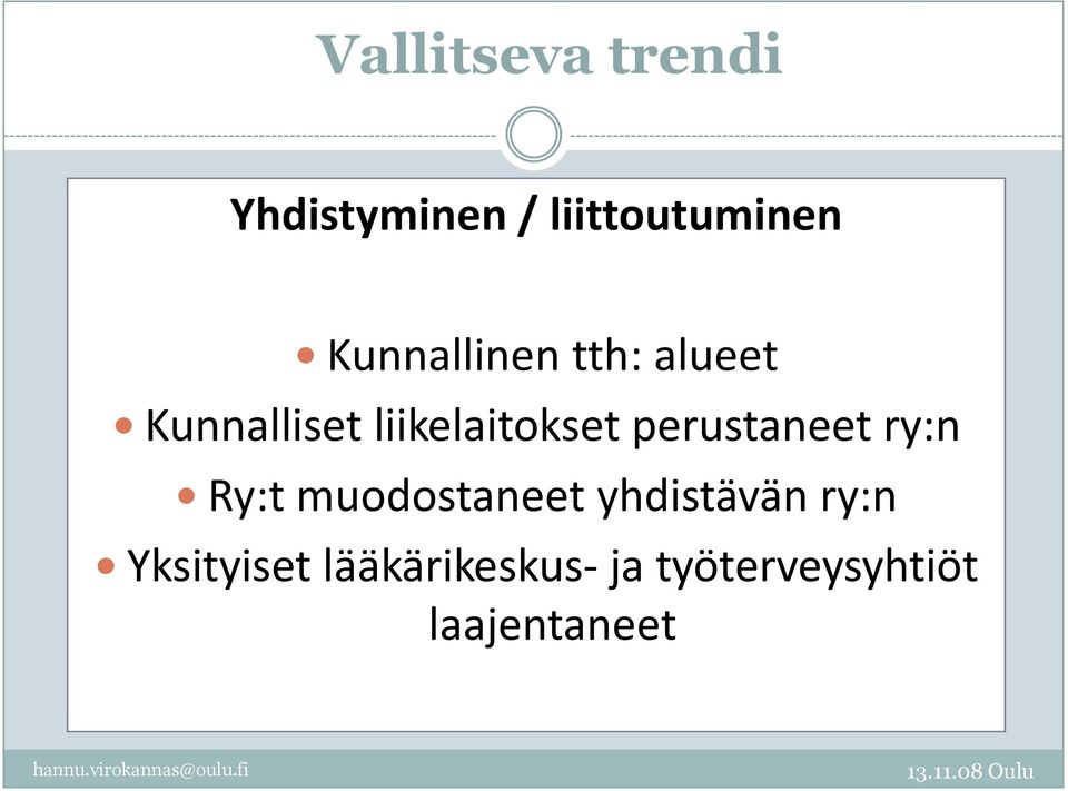 perustaneet ry:n Ry:t muodostaneet yhdistävän ry:n