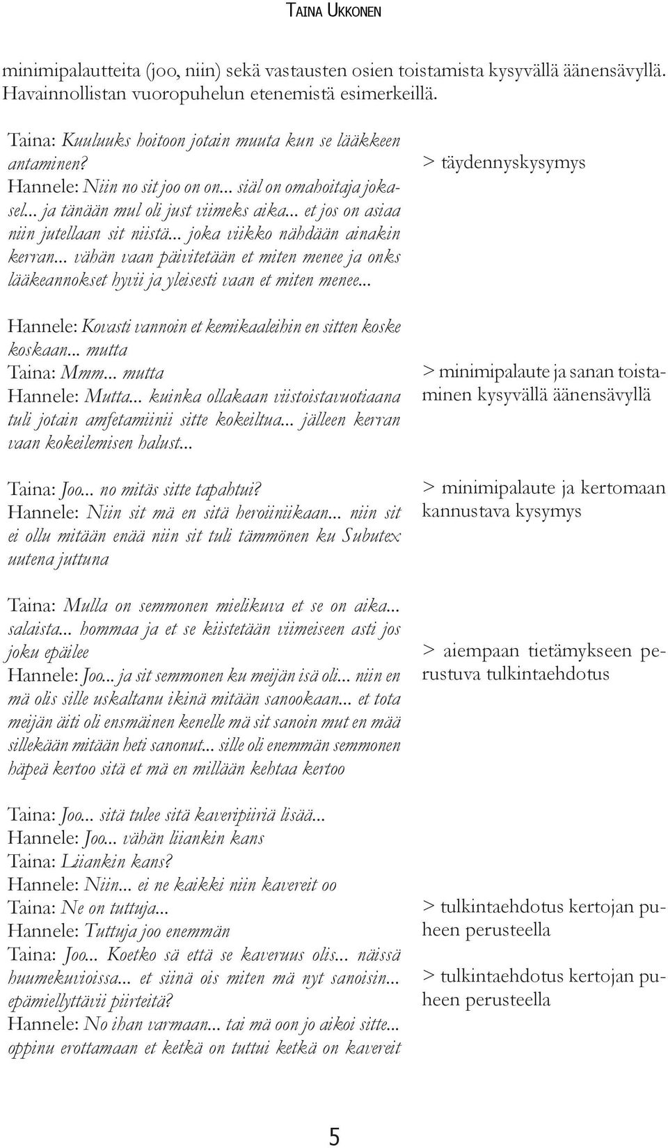 .. et jos on asiaa niin jutellaan sit niistä... joka viikko nähdään ainakin kerran... vähän vaan päivitetään et miten menee ja onks lääkeannokset hyvii ja yleisesti vaan et miten menee.