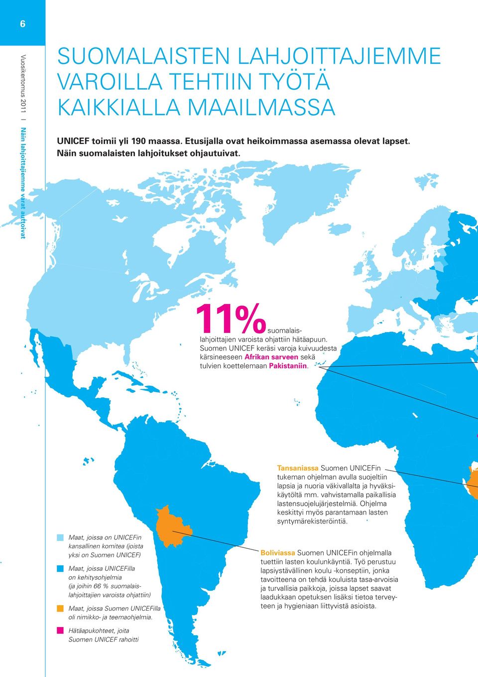 Suomen UNICEF keräsi varoja kuivuudesta kärsineeseen Afrikan sarveen sekä tulvien koettelemaan Pakistaniin.