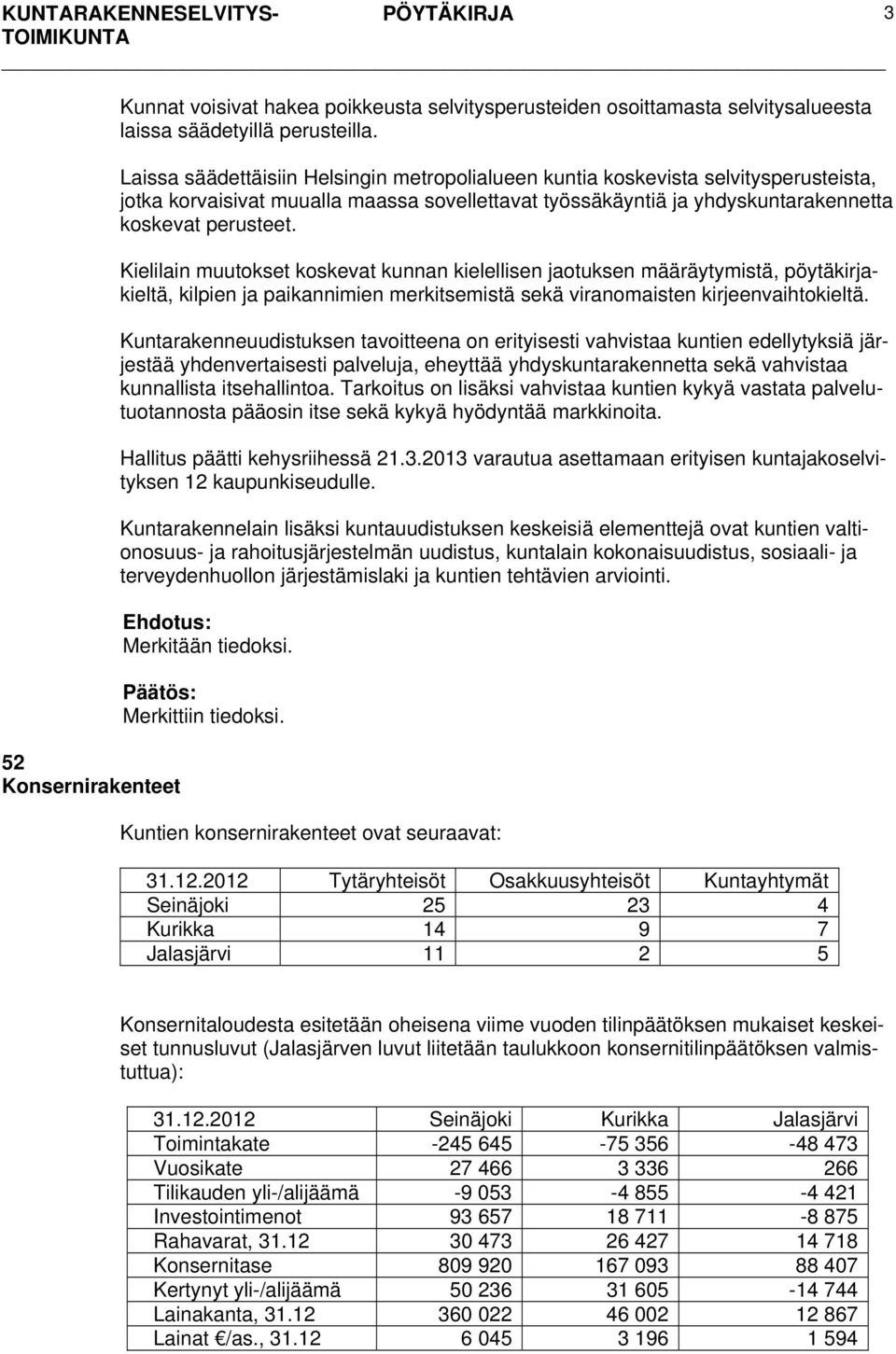 Kielilain muutokset koskevat kunnan kielellisen jaotuksen määräytymistä, pöytäkirjakieltä, kilpien ja paikannimien merkitsemistä sekä viranomaisten kirjeenvaihtokieltä.