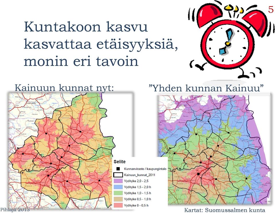 Kainuun kunnat nyt: Yhden