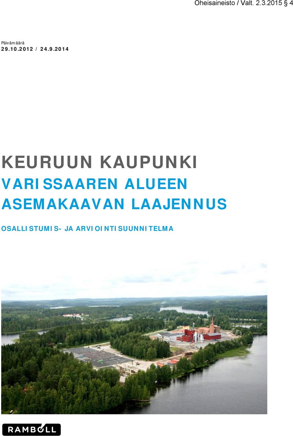 2014 KEURUUN KAUPUNKI