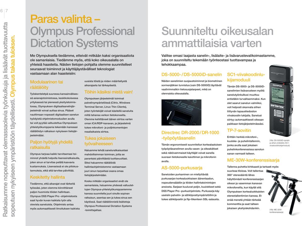 Näiden tietojen pohjalta olemme suunnitelleet seuraavat toiminnot ja käyttäjäystävälliset teknologiat vastaamaan alan haasteisiin: Modulaarinen tai räätälöity Työskenteletpä suuressa kansainvälisessä