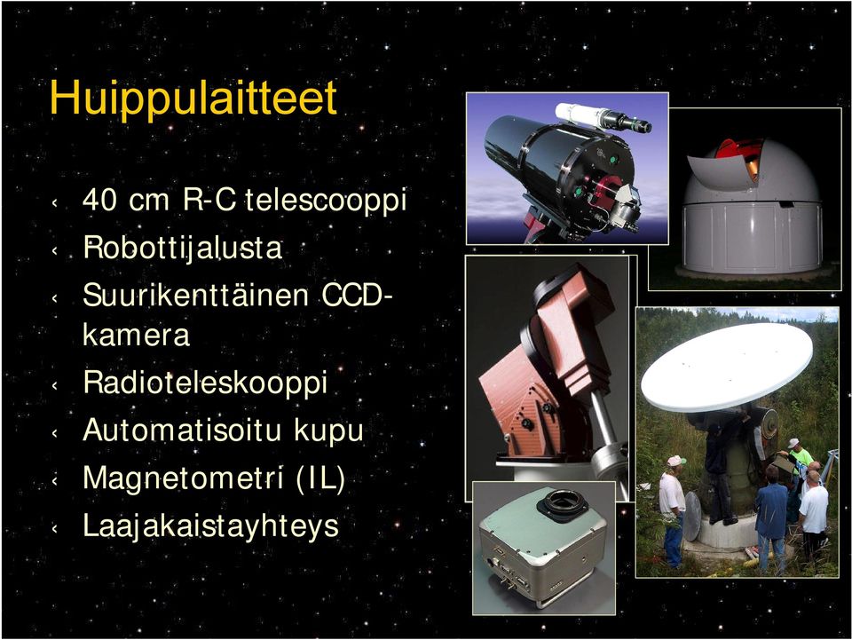 CCDkamera Radioteleskooppi