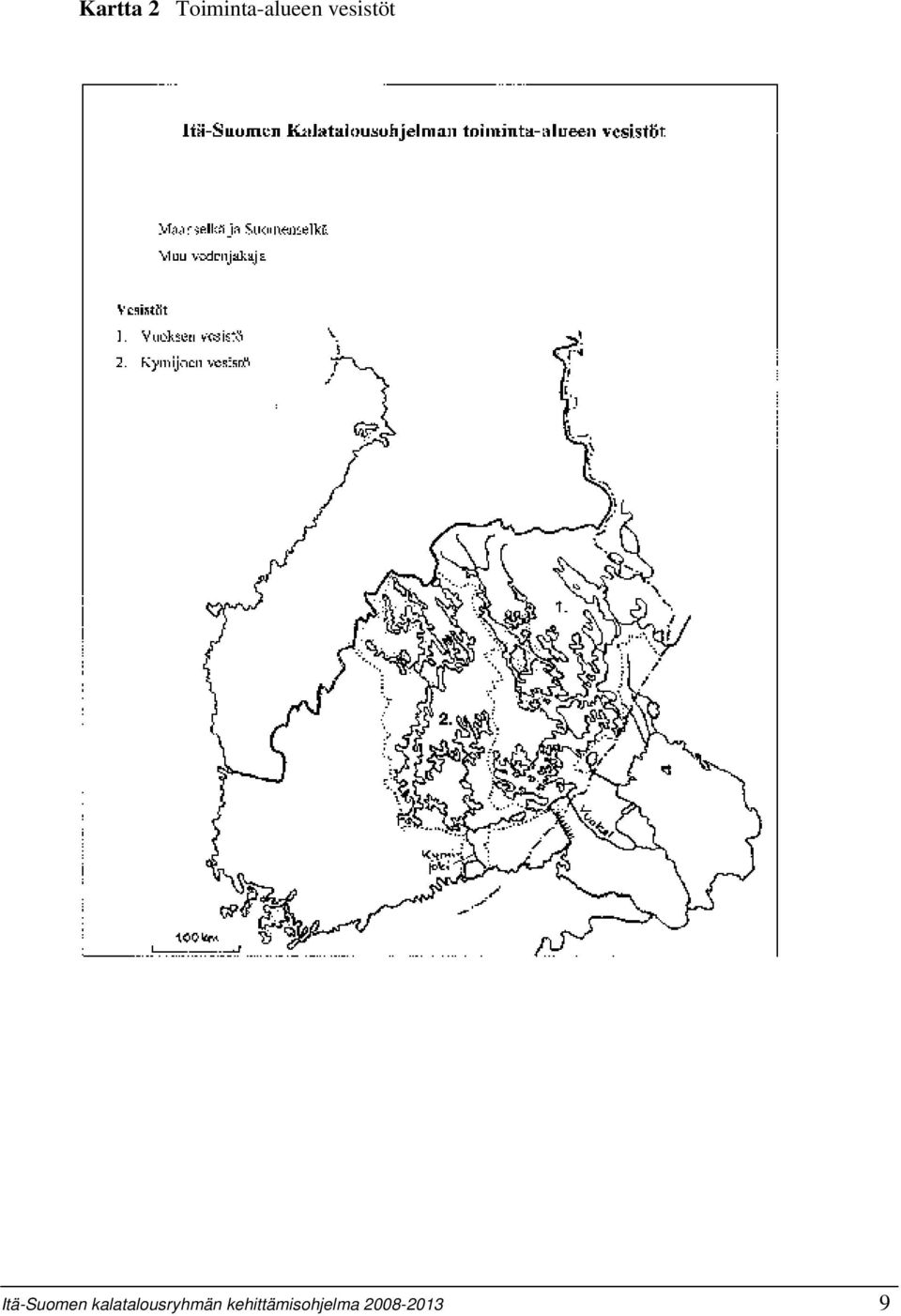 vesistöt Itä-Suomen