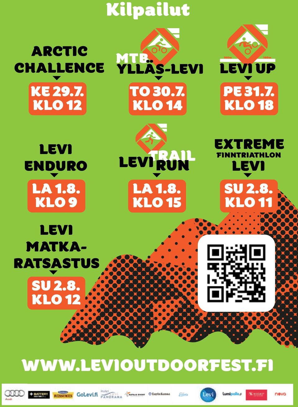 8. KLO 12 LA 1.8. KLO 15 EXTREME FINNTRIATHLON LEVI SU 2.
