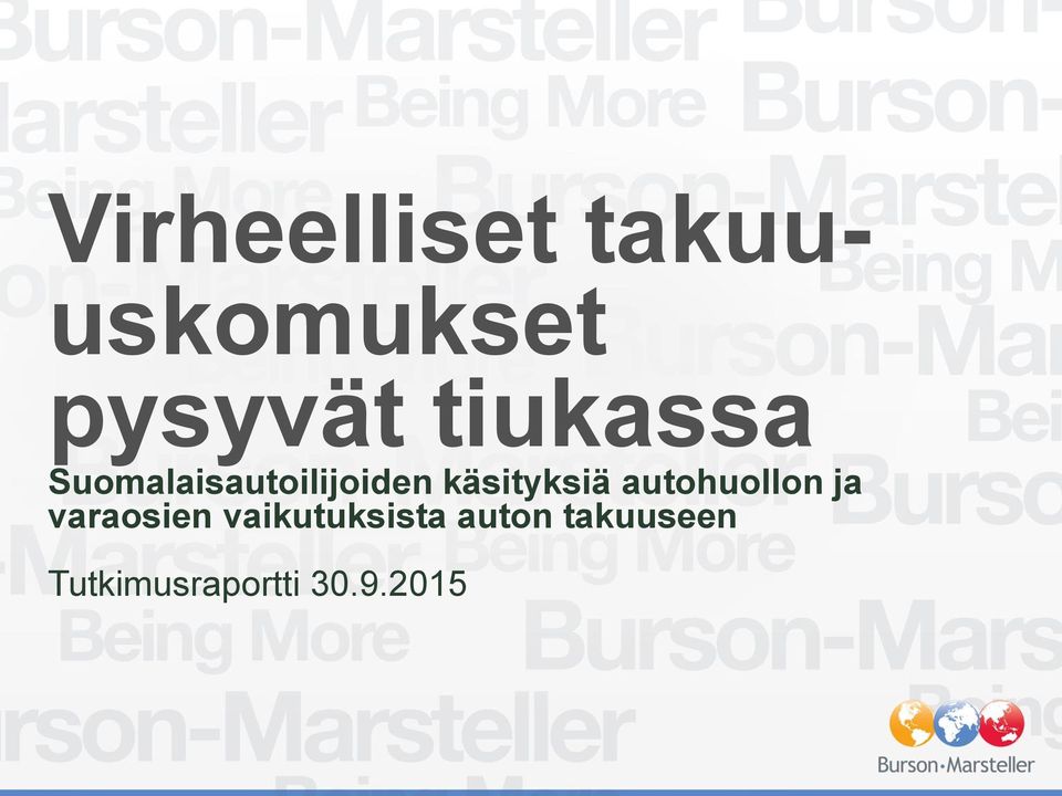 käsityksiä autohuollon ja varaosien