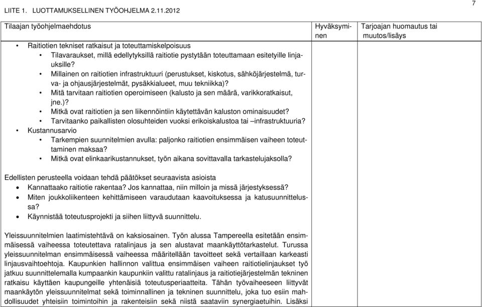 Mitä tarvitaan raitiotien operoimiseen (kalusto ja sen määrä, varikkoratkaisut, jne.)? Mitkä ovat raitiotien ja sen liikennöintiin käytettävän kaluston ominaisuudet?