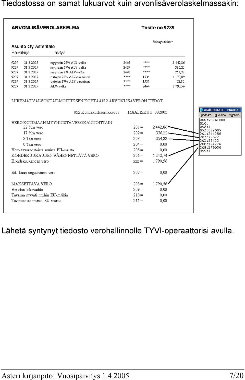 tiedosto verohallinnolle TYVI-operaattorisi