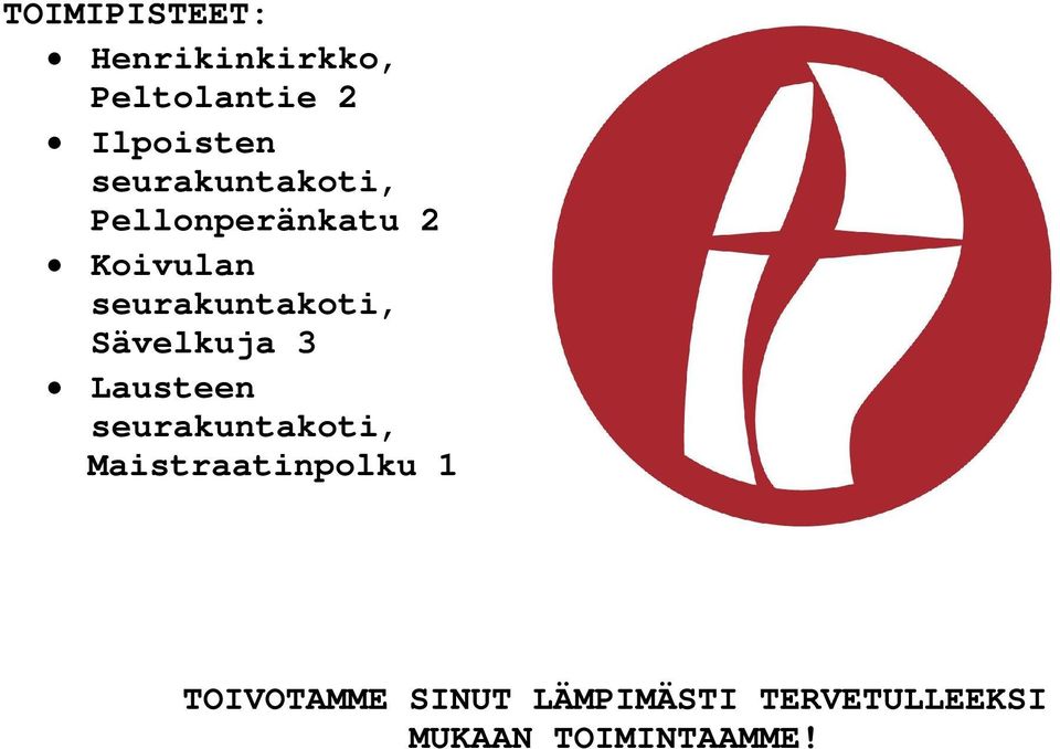 seurakuntakoti, Sävelkuja 3 Lausteen seurakuntakoti,