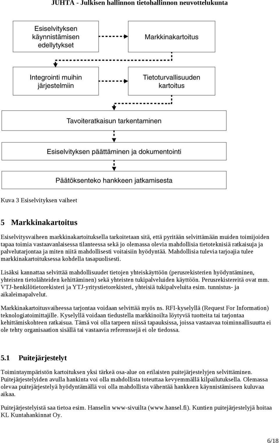 Mahdollisia tulevia tarjoajia tulee markkinakartoituksessa kohdella tasapuolisesti.