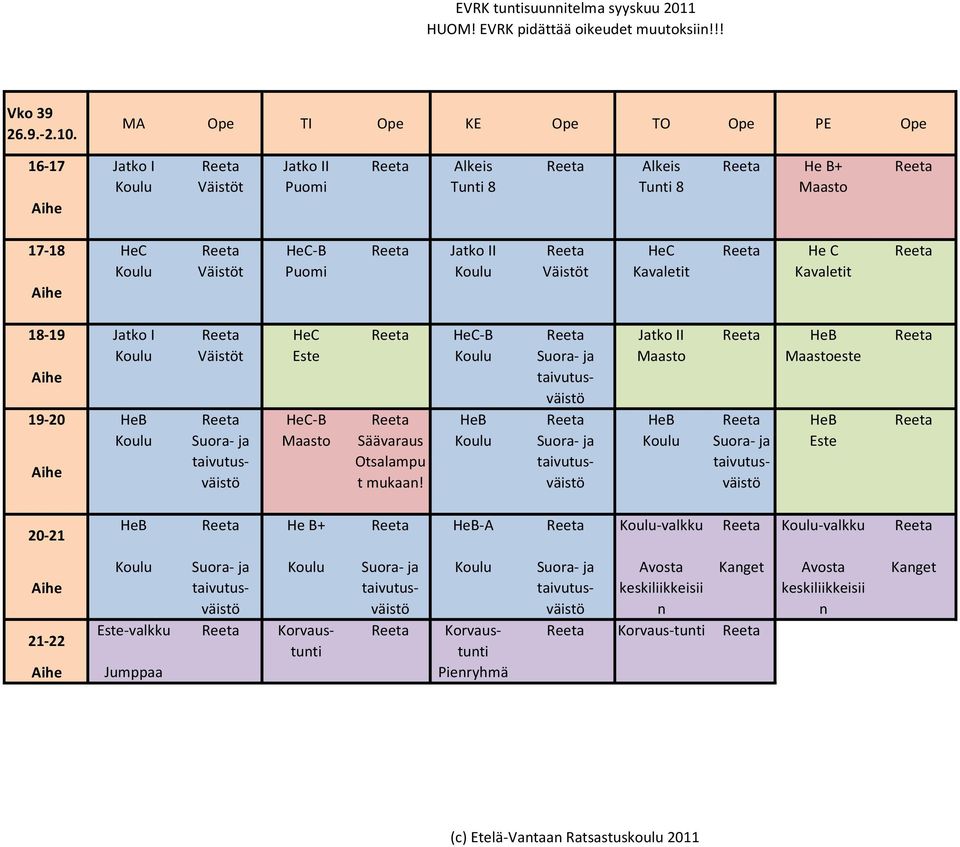 Reeta He C Reeta Koulu Väistöt Puomi Koulu Väistöt Kavaletit Kavaletit 18-19 Jatko I Reeta HeC Reeta HeC-B Reeta Jatko II Reeta HeB Reeta Koulu Väistöt Este Koulu Suora- ja Maasto Maastoeste 19-20