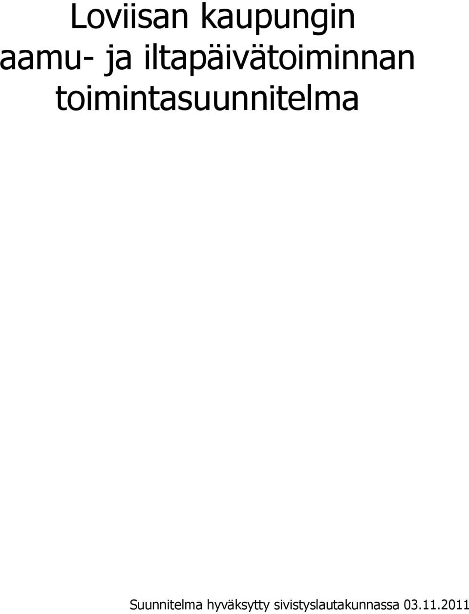 toimintasuunnitelma