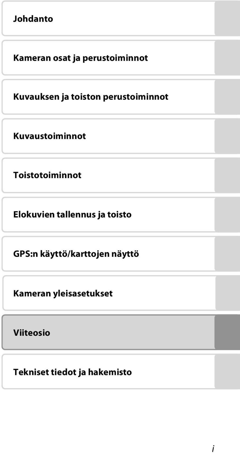 Elokuvien tallennus ja toisto GPS:n käyttö/karttojen