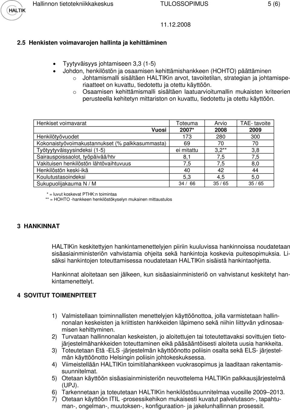tavoitetilan, strategian ja johtamisperiaatteet on kuvattu, tiedotettu ja otettu käyttöön.