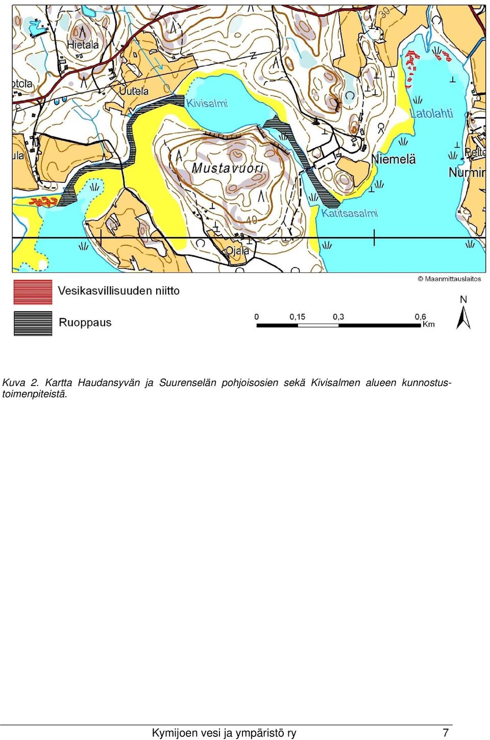 pohjoisosien sekä Kivisalmen