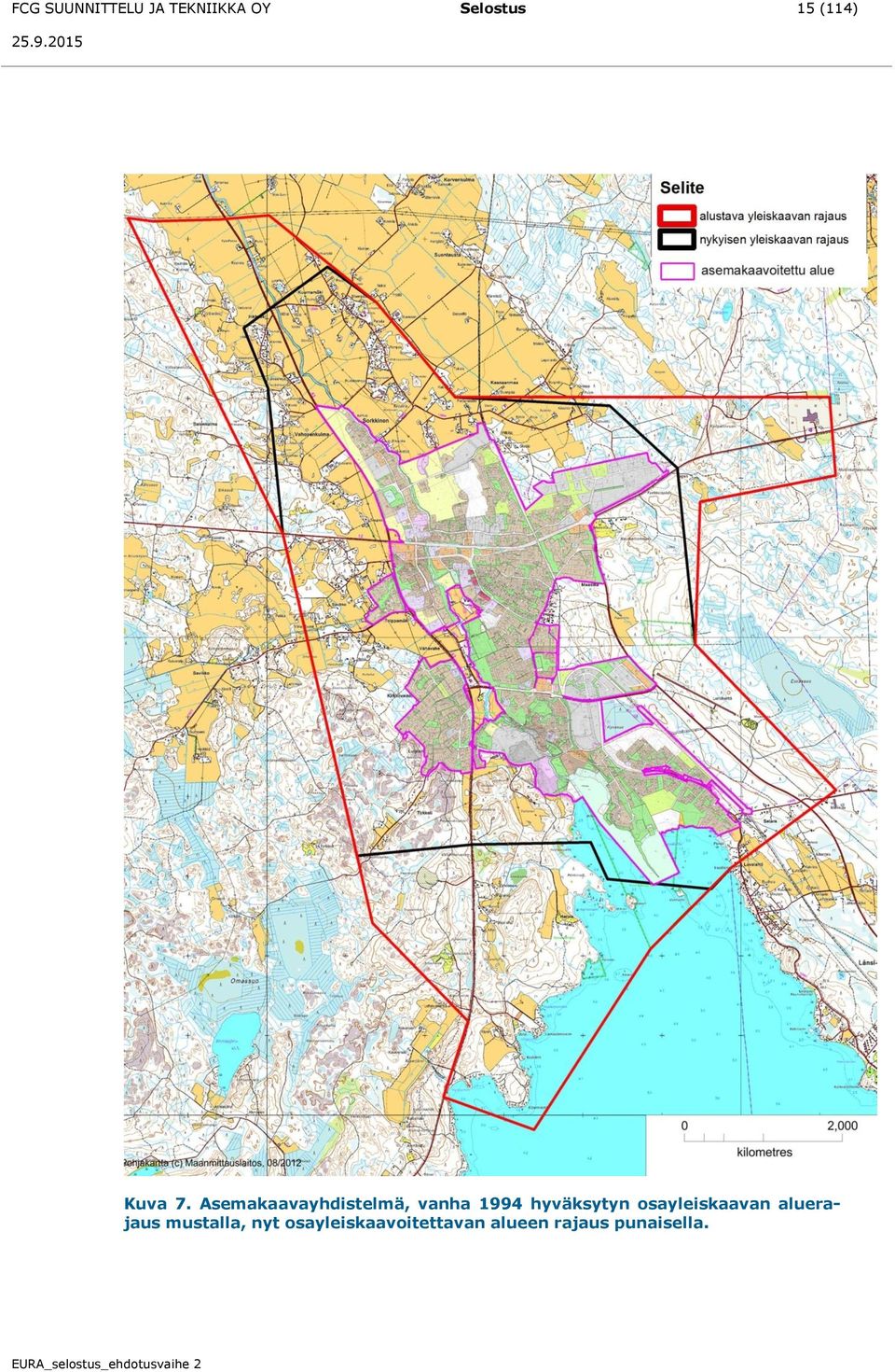 Asemakaavayhdistelmä, vanha 1994 hyväksytyn