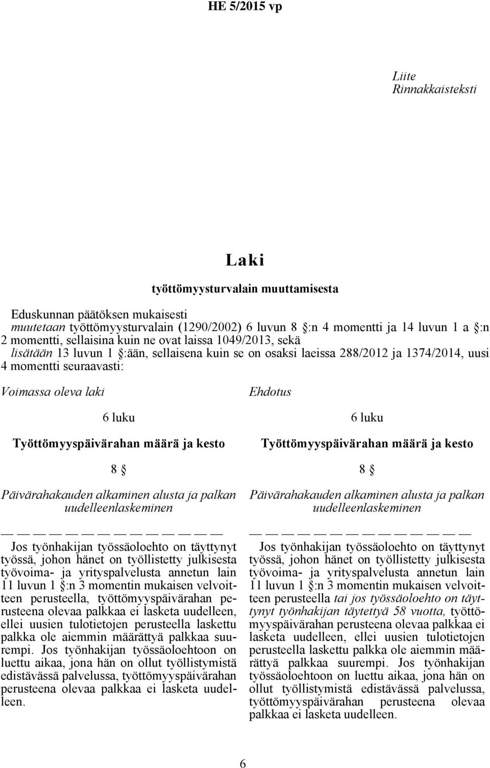 Työttömyyspäivärahan määrä ja kesto 8 Päivärahakauden alkaminen alusta ja palkan uudelleenlaskeminen Jos työnhakijan työssäoloehto on täyttynyt työssä, johon hänet on työllistetty julkisesta