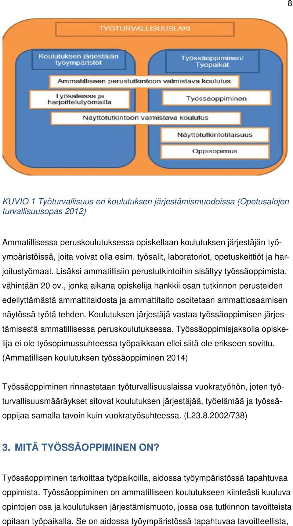 , jonka aikana opiskelija hankkii osan tutkinnon perusteiden edellyttämästä ammattitaidosta ja ammattitaito osoitetaan ammattiosaamisen näytössä työtä tehden.