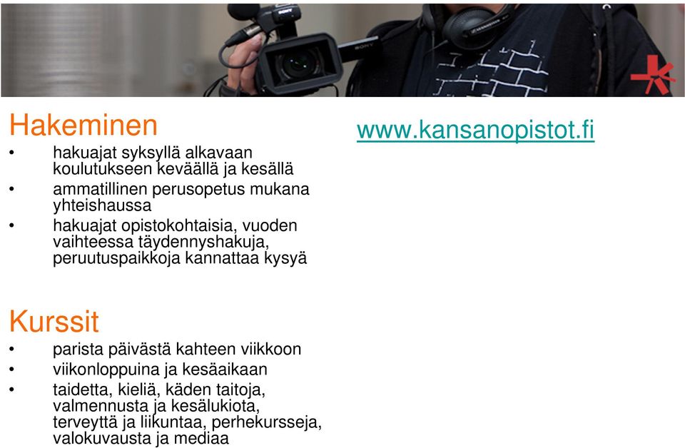 kysyä www.kansanopistot.