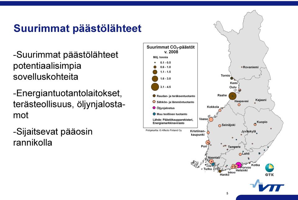 sovelluskohteita -Energiantuotantolaitokset,