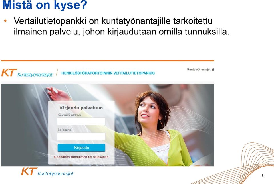 kuntatyönantajille tarkoitettu