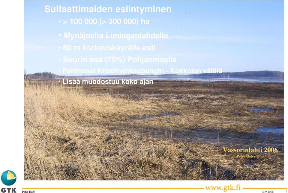 Pohjanmaalla Pahimmat Kristiinankaupungin - Kokkolan välillä