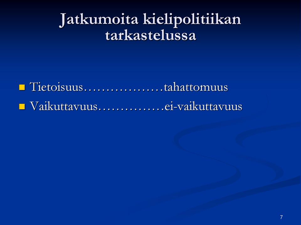 tarkastelussa