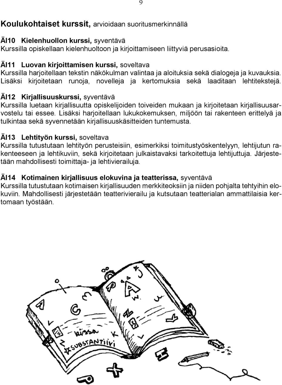 Lisäksi kirjoitetaan runoja, novelleja ja kertomuksia sekä laaditaan lehtitekstejä.