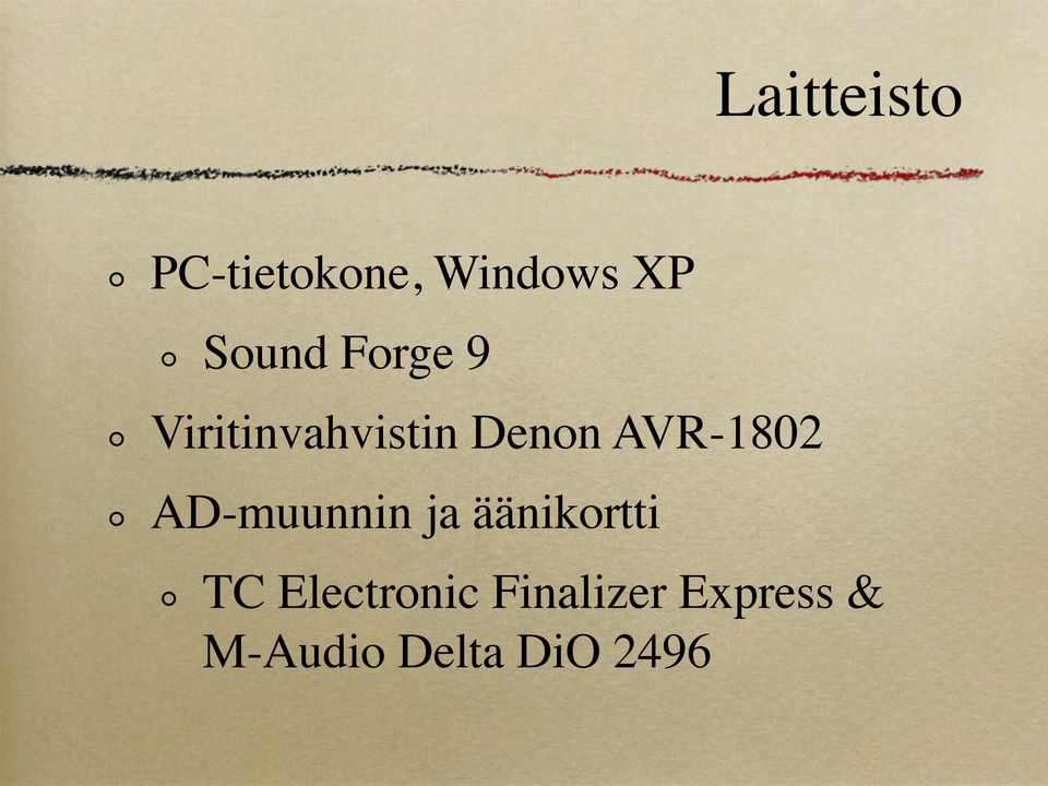 AVR-1802 AD-muunnin ja äänikortti TC