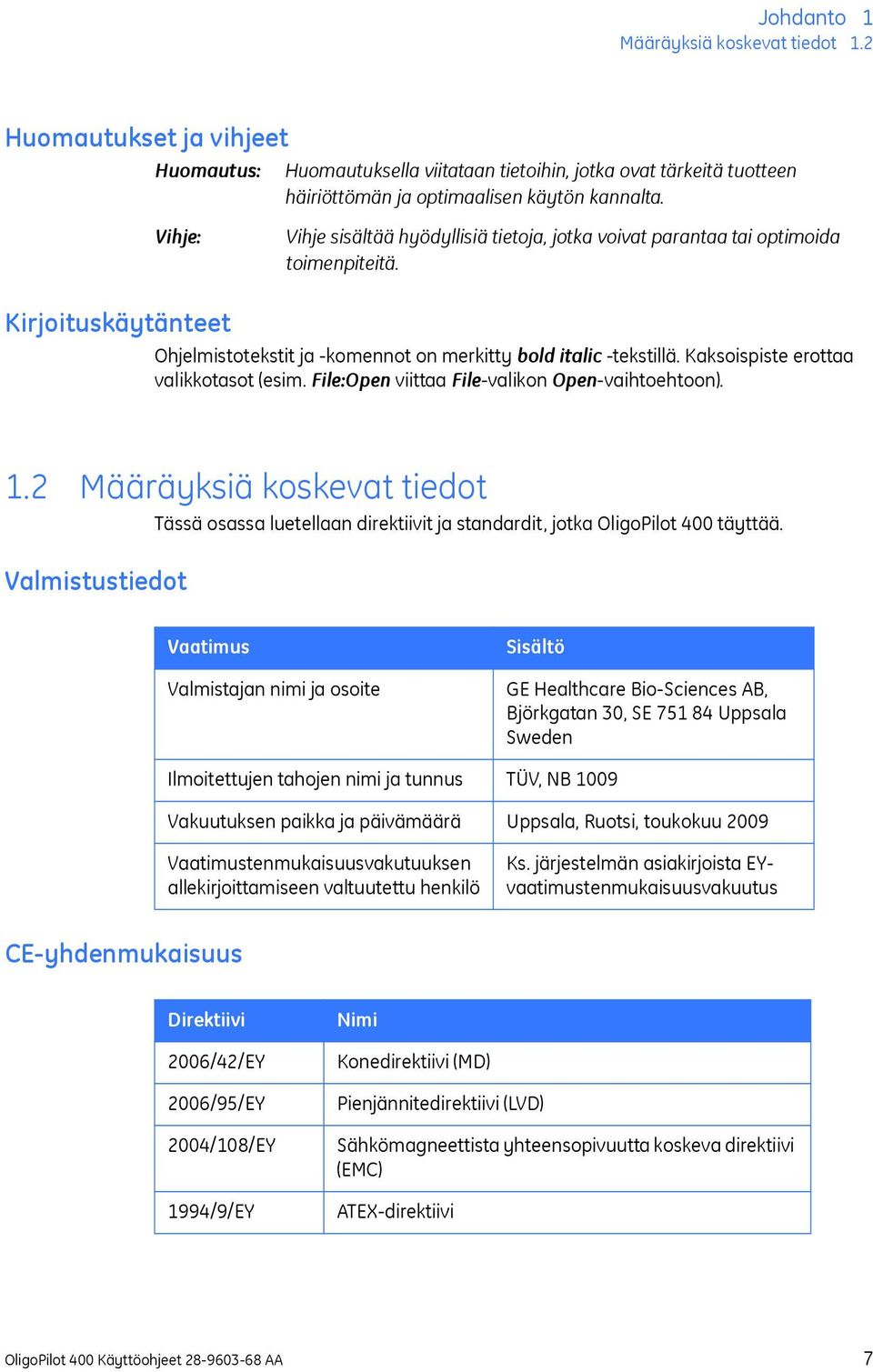 Kaksoispiste erottaa valikkotasot (esim. File:Open viittaa File-valikon Open-vaihtoehtoon). 1.