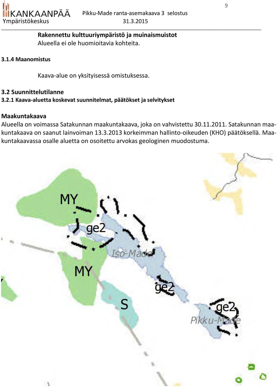 Suunnittelutilanne 3.2.