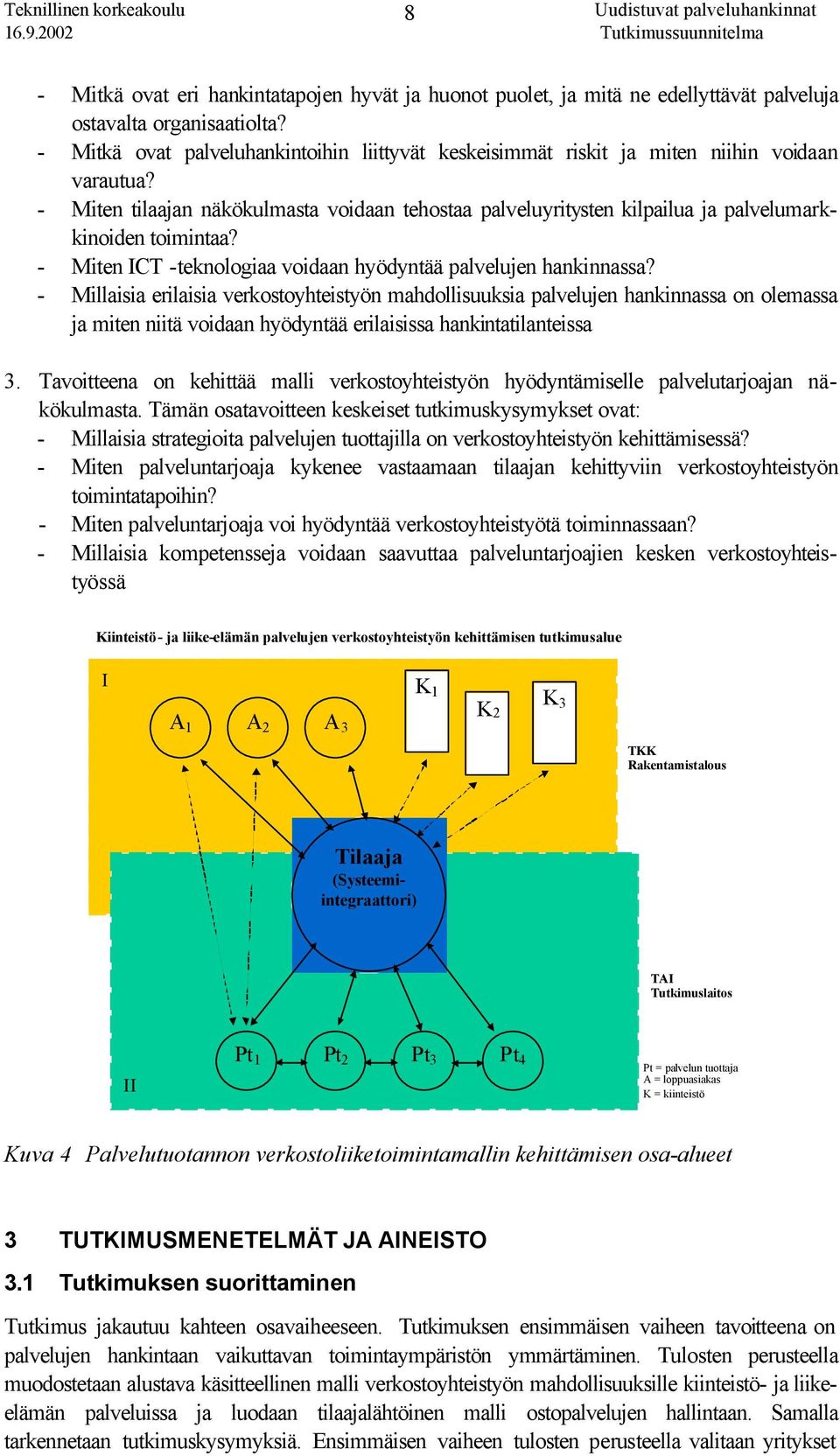 - Miten tilaajan näkökulmasta voidaan tehostaa palveluyritysten kilpailua ja palvelumarkkinoiden toimintaa? - Miten ICT -teknologiaa voidaan hyödyntää palvelujen hankinnassa?