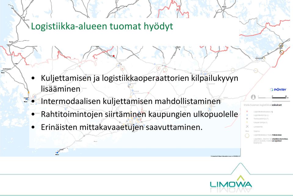 Intermodaalisen kuljettamisen mahdollistaminen