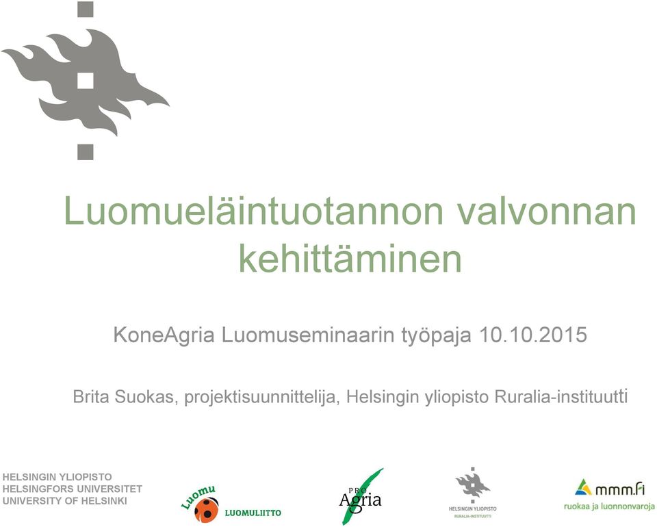 10.2015 Brita Suokas, projektisuunnittelija, Helsingin