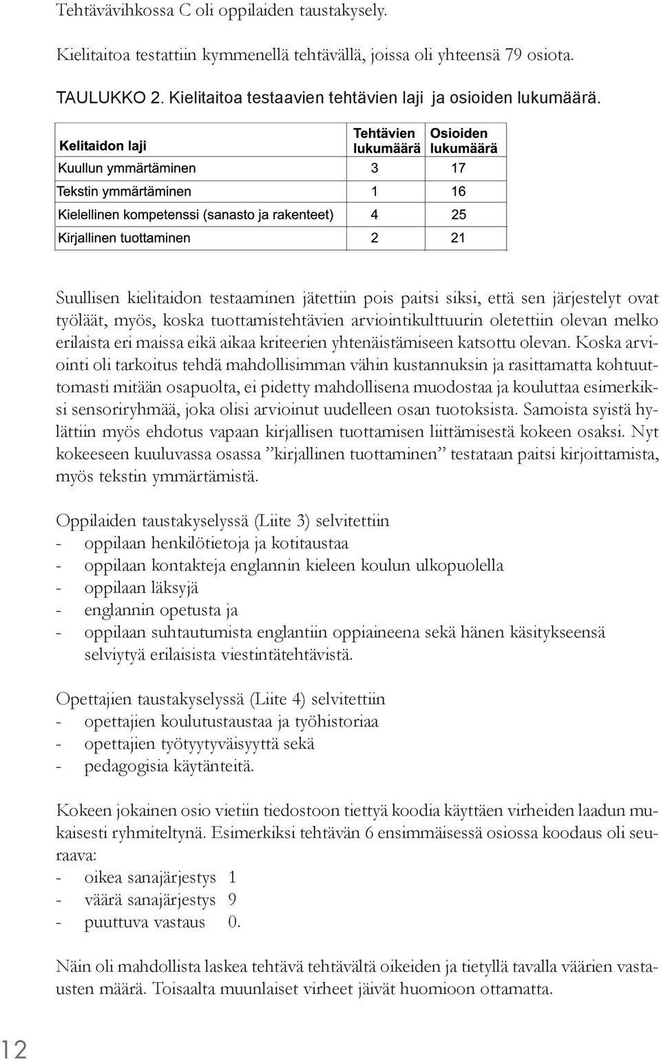 aikaa kriteerien yhtenäistämiseen katsottu olevan.