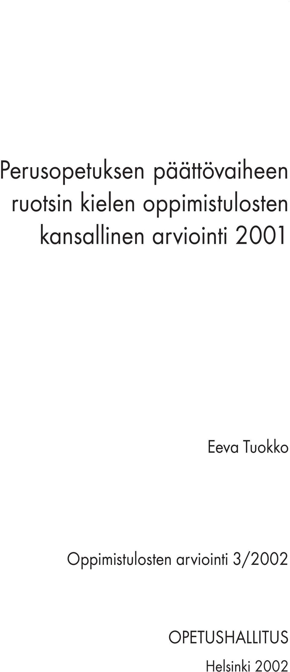 arviointi 2001 Eeva Tuokko