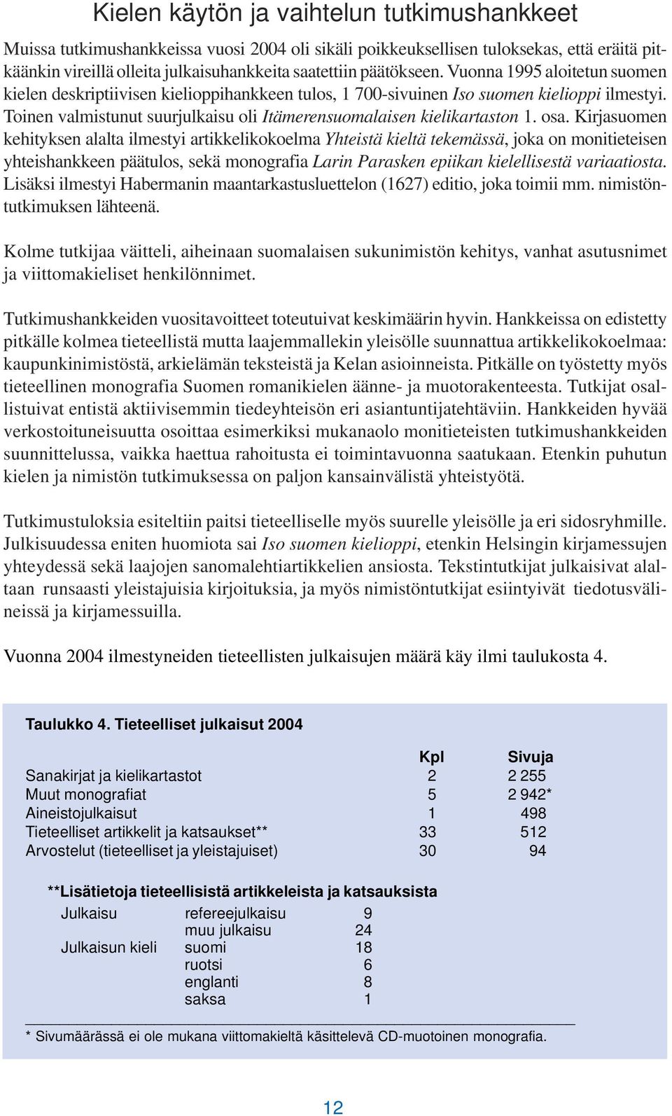 Toinen valmistunut suurjulkaisu oli Itämerensuomalaisen kielikartaston 1. osa.