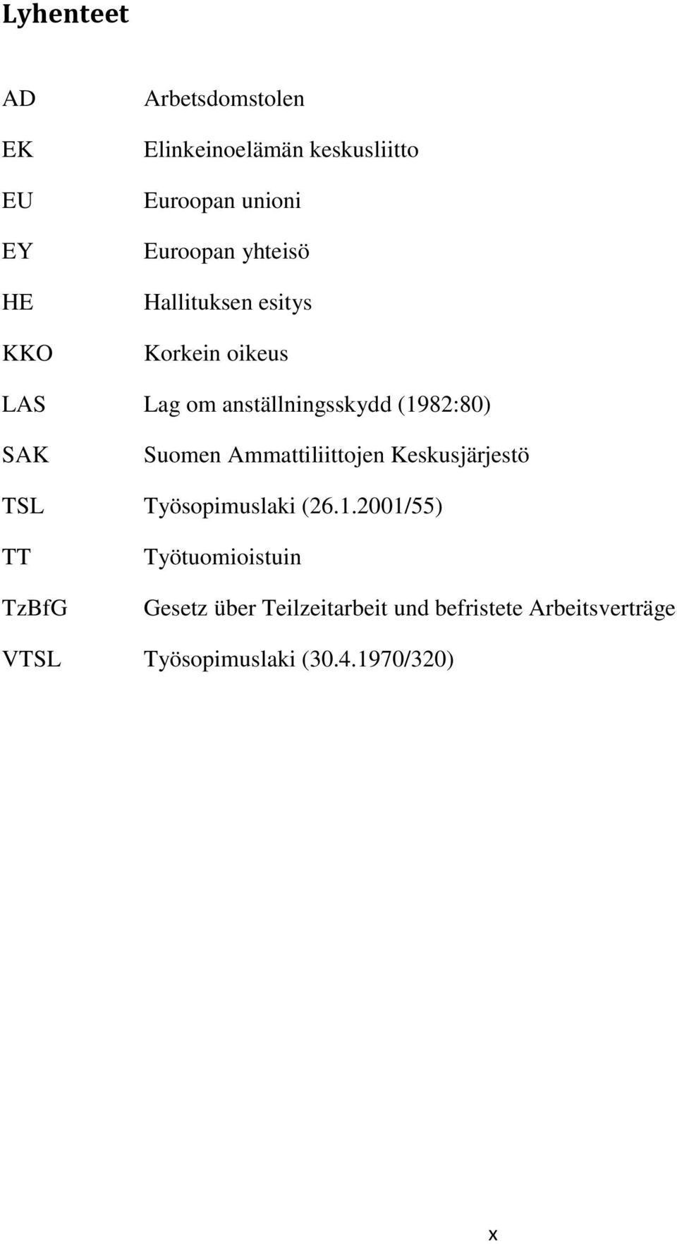 Suomen Ammattiliittojen Keskusjärjestö TSL Työsopimuslaki (26.1.