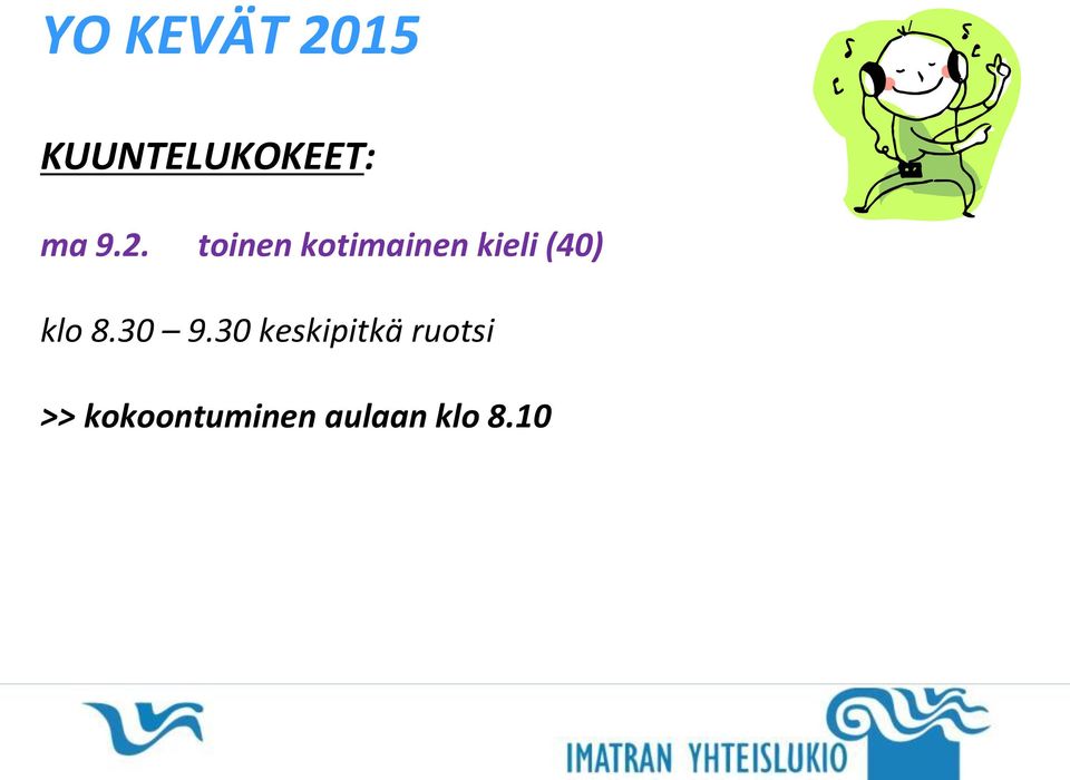 (40) klo 8.30 9.