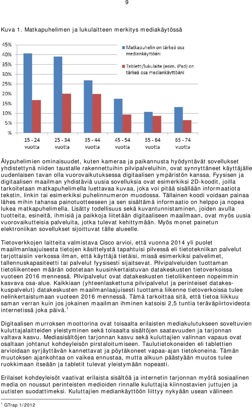 ovat synnyttäneet käyttäjälle uudenlaisen tavan olla vuorovaikutuksessa digitaalisen ympäristön kanssa.