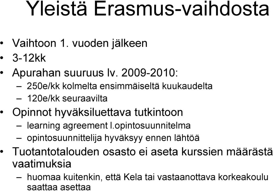 tutkintoon learning agreement l.